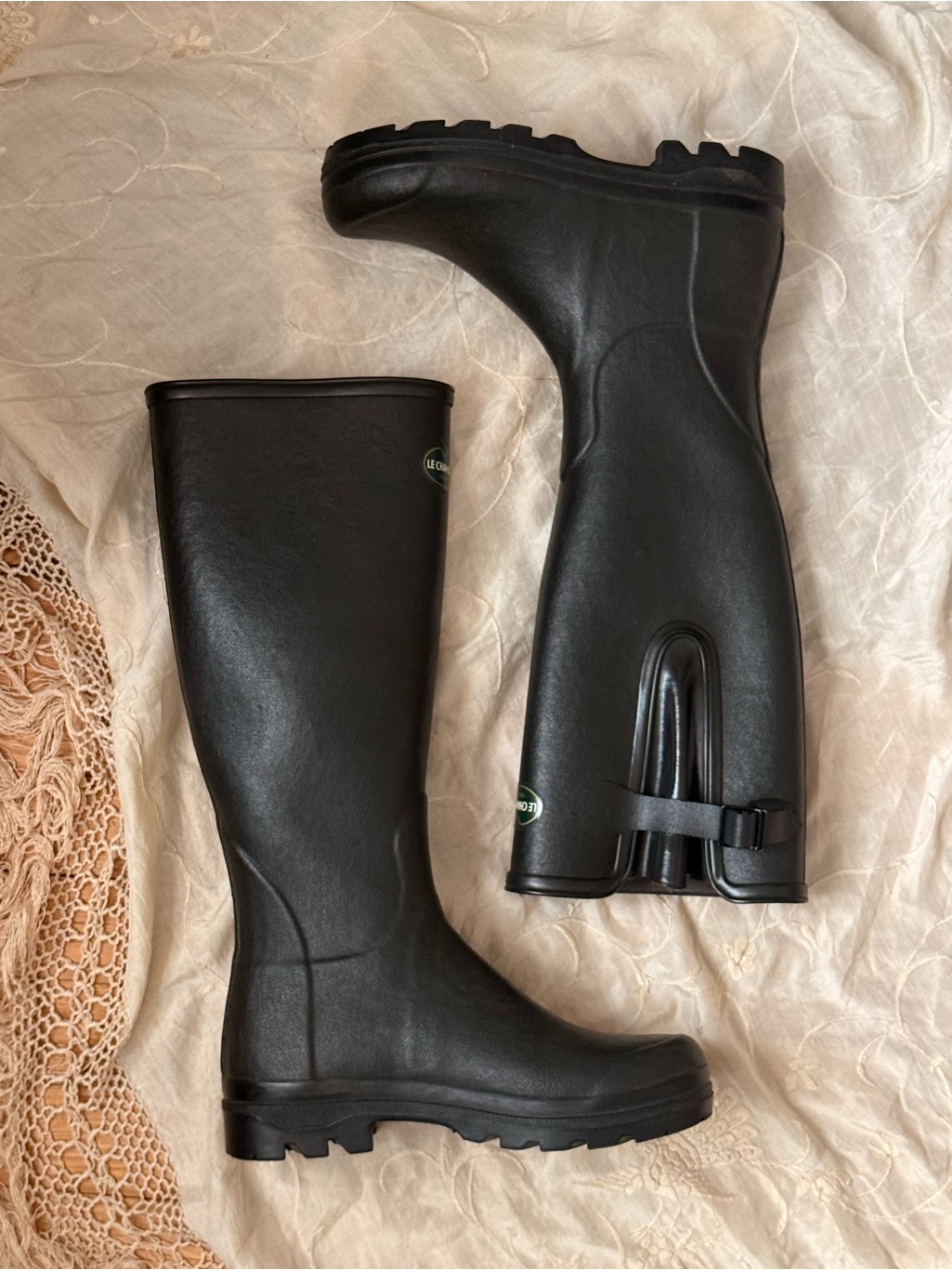 Le Chameau Black Vierzon Rain Boots Wellies Wellington